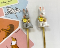 올리아 러블리 토끼 비녀 헤어 (2color)