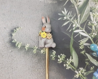 올리아 러블리 토끼 비녀 헤어 (2color)