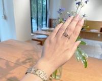 올리아 1+1 실버 레이어드 탄생석 반지(10월, 11월, 12월)