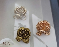 올리아 장미 진주 패션귀걸이 (3color)