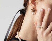 올리아 장미 진주 패션귀걸이 (3color)