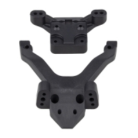 [91972] RC10B6.4 FT Top Plate and Ballstud Mount, carbon