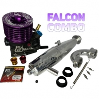 21-FALCON FALCON (3Port) Pre Break-In 21 Engine + ALPHA EFRA 2134 머플러 콤보셋