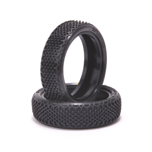 [U6906] Splinter - 1/10 2WD Tyres - Front - Yellow - pr