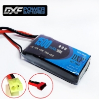 DXF 배터리 소프트 리튬7.4v 1500mah 100c(2S) DXF 한국총판 RC9 정품dxf01 (에어소프트 타입)