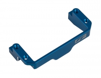 [92456] RC10B7 FT One-Piece Servo Mount, blue aluminum
