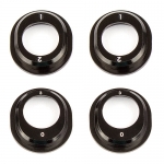 [91793] RC10B6.1 Aluminum Differential Height Inserts, black