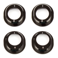 [91793] RC10B6.1 Aluminum Differential Height Inserts, black
