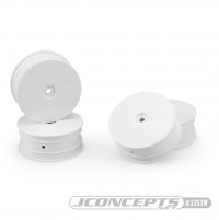 [3353w] Mono 2.2" 4WD Front Wheel white,4PCS (B74.2,22X-4,XB4)