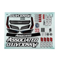 [32081] RC10TC8 Decal Sheet