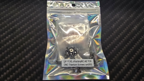 [JF-TC8] J-FactoryRC AE TC8 CNC Titanium Screw Set(83)