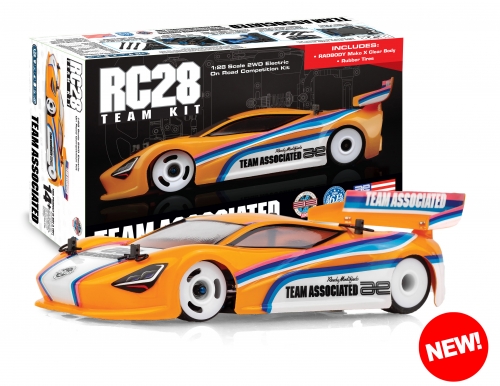 [20168] RC28R Team Kit - 1:28 micro Scale 2WD Kit(바디 휠타이어 포함)