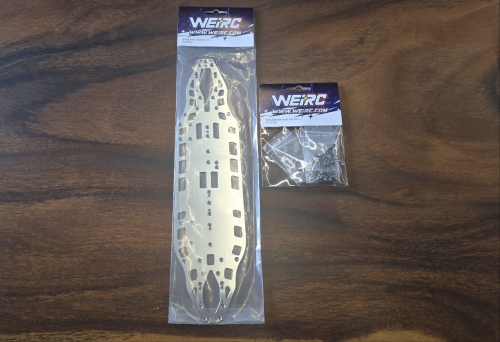 WEIRC TC8 1.2mm spring Steel chassis+Screw set WEIRC TC8 1.2mm spring Steel chassis+Screw set