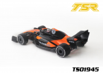 [TS01945] 1/10 New F1 Body Shell W/Helmet, Halo and Mirrors.