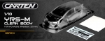 [NBA814]Carten YRS-M 1/10 M-chassis body 0.7mm 225mm
