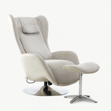 알트레스트 AL002 마사지 리클라이너 아이보리 패브릭 안마의자