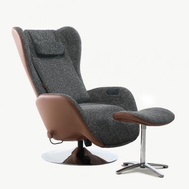 알트레스트 AL002 마사지 리클라이너 브라운 패브릭 안마의자