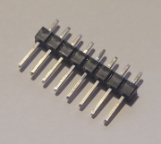 1x8 헤더핀 / 2.54mm / 핀헤더 / 1 x 8 Header pin Male