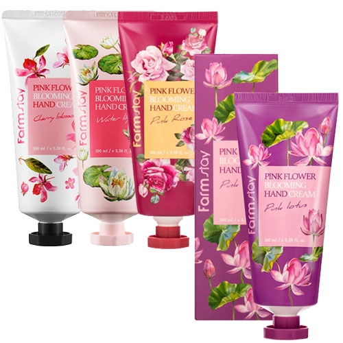 팜스테이 핑크플라워 블루밍 핸드크림 100ml