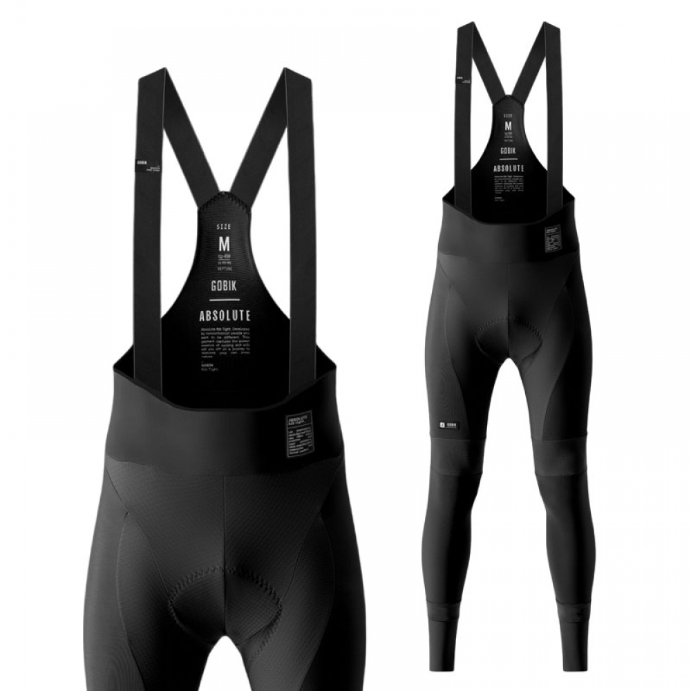 GOBIK 고빅 앱솔루트 7.0 블랙 남성 빕바지 긴바지