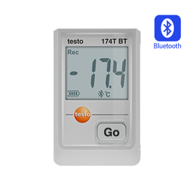 testo 174T BT (블루투스 타입) 온도 기록로거