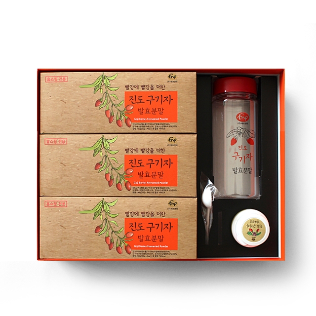 진도 구기자 홍국 발효 분말 50g 13통