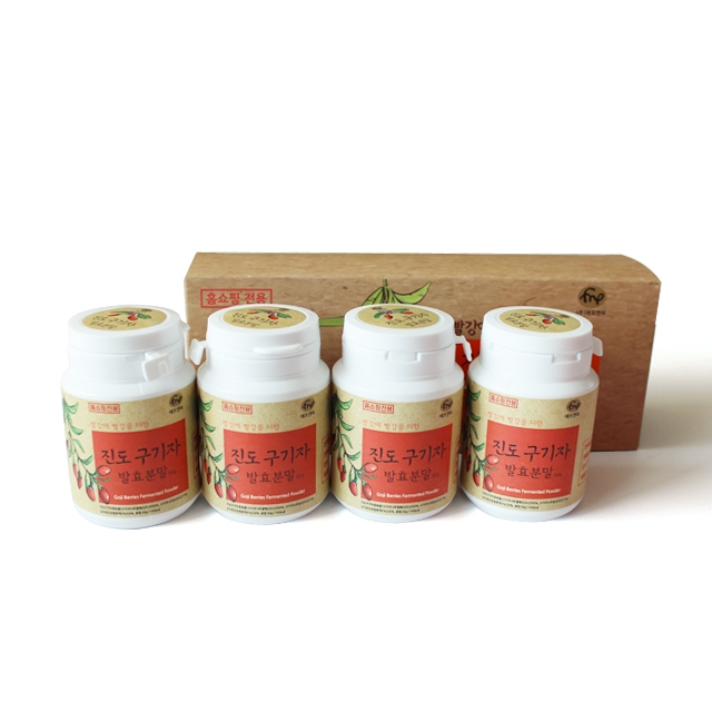 진도구기자 홍국발효 분말 200g (텀블러 세트)