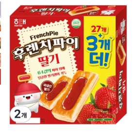 해태제과 후렌치파이 딸기 384g x 2개
