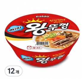 왕뚜껑 미니 컵라면 80g x 12개