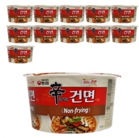 신라면 건면 사발 77g x 12개