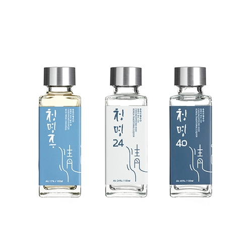 청명주 미니어처 세트(약주, 증류주) 100ml x 3병
