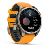 가민 피닉스 fenix 8 &ndash; 47 mm, AMOLED GPS 프리미엄 아웃도어 스마트워치 ,  레크레이션 다이빙 기능 (재고소진시 예약발송으로진행) 오렌지