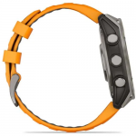 가민 피닉스 fenix 8 &ndash; 47 mm, AMOLED GPS 프리미엄 아웃도어 스마트워치 ,  레크레이션 다이빙 기능 (재고소진시 예약발송으로진행) 오렌지