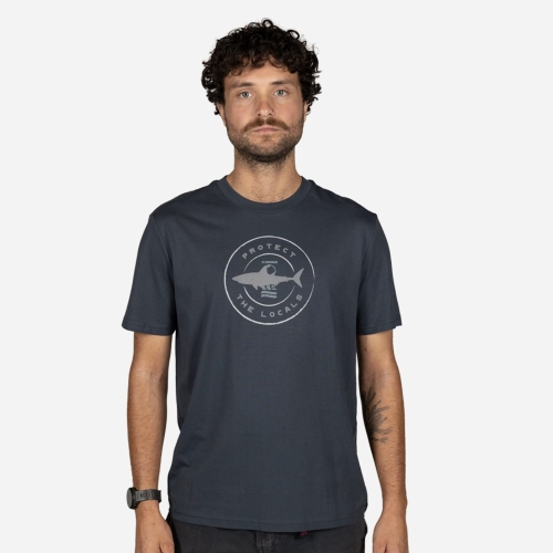 포스엘리먼트 2025 Protect The Locals T-Shirt India Ink Grey티셔츠