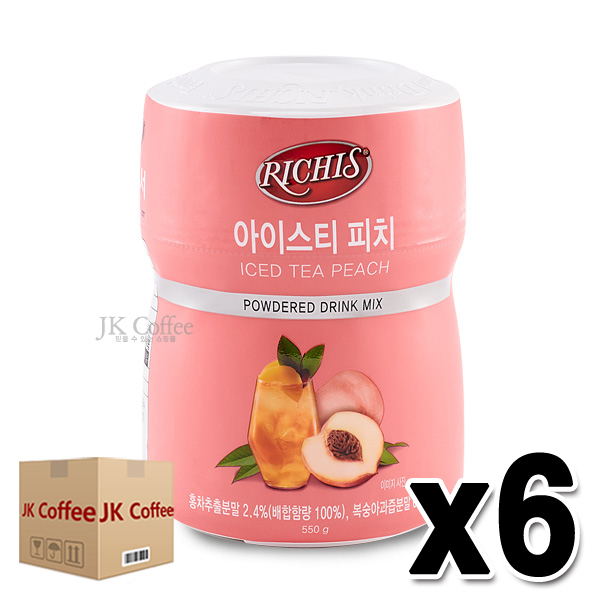 동서 리치스 아이스티 피치 550g (1박스/6개)