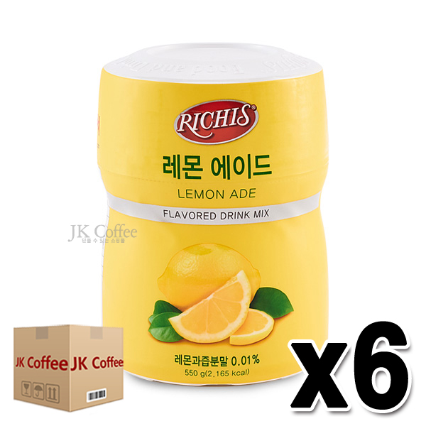동서 리치스 레몬 에이드 550g (1박스/6개)