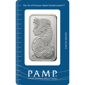 Pamp Suisse Lady Fortuna 1oz Minted Silver bar