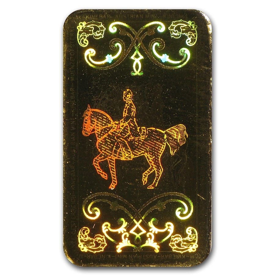 Austrian Mint Gold 1 gram kinebar