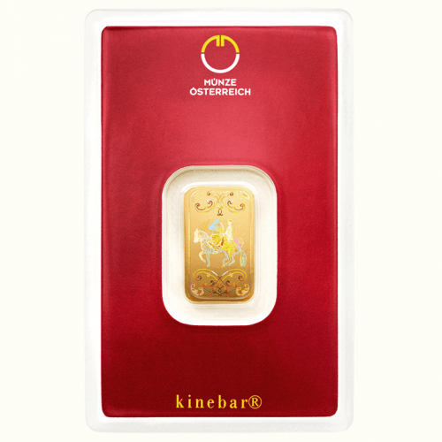 Austrian Mint Gold 5 gram kinebar
