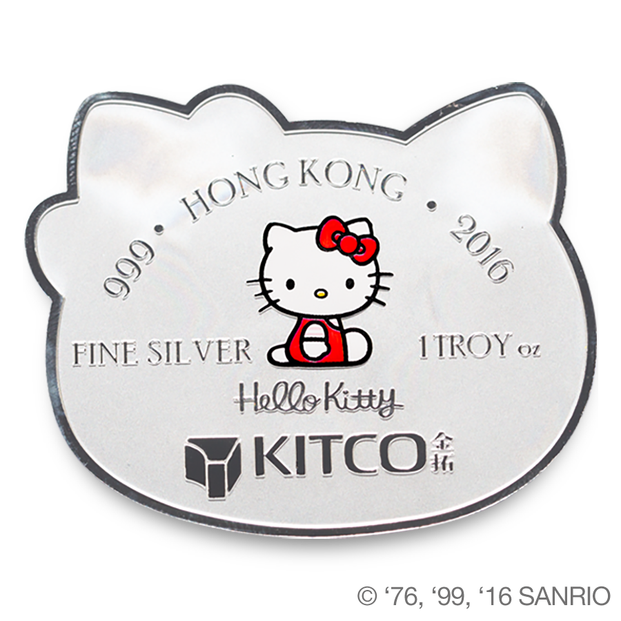 Hello Kitty Tram way 1oz Silver Proof