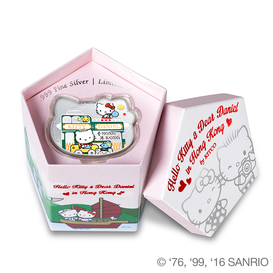 Hello Kitty Tram way 1oz Silver Proof