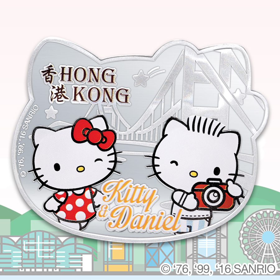 Hello Kitty Tsing Ma Bridge 1oz Silver Proof