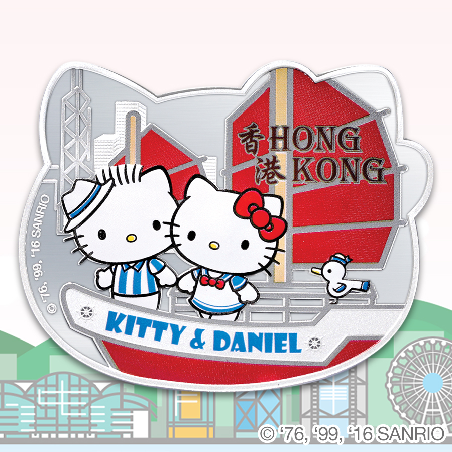 Hello Kitty Victoria Harbour 1oz Silver Proof