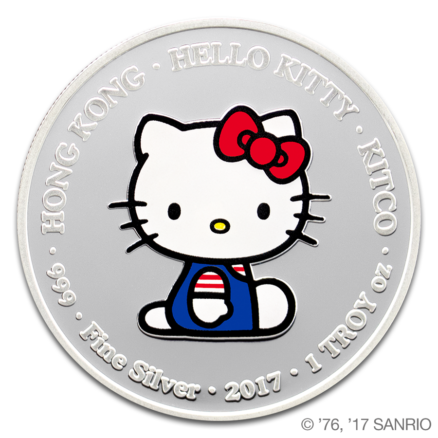 Hello Kitty Family fun 1oz Silver Proof