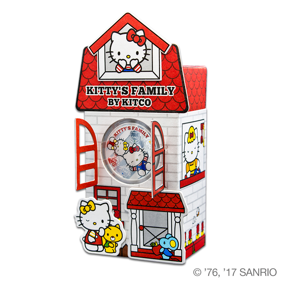 Hello Kitty Family fun 1oz Silver Proof