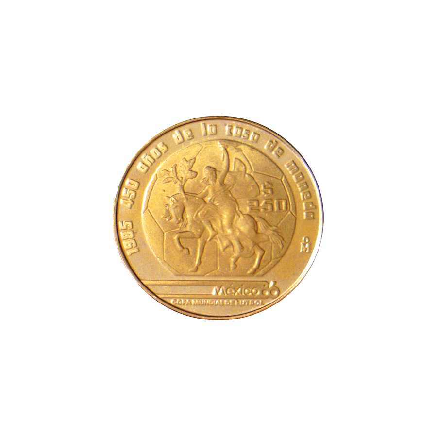 1986 Mexico Worldcup Gold Coin
