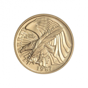 1987 U.S. Constitution Bicentennial Cold Coin