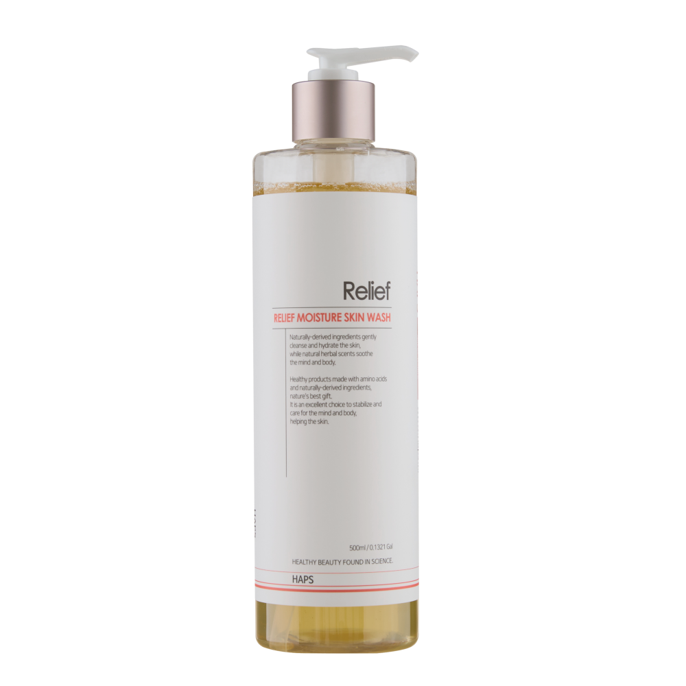 햅스 릴리프 모이스처 스킨워시 로즈 500ml