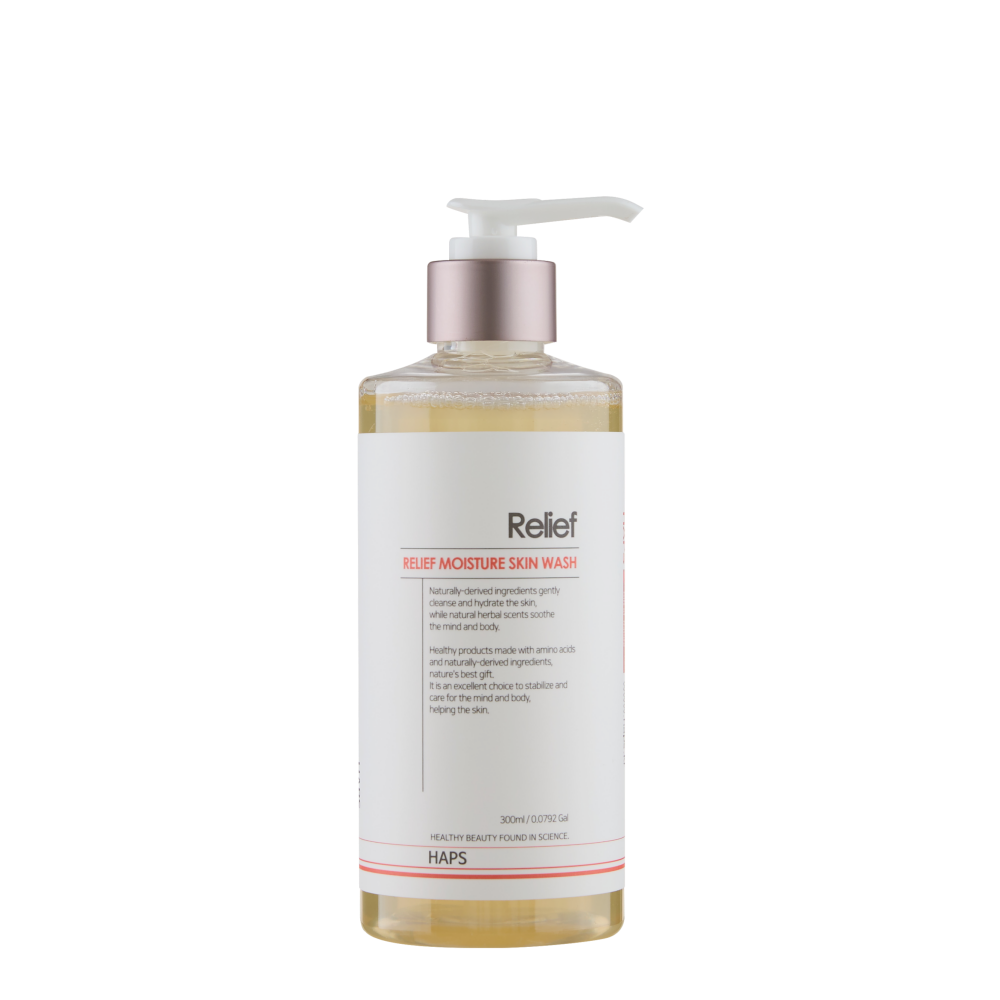 햅스 릴리프 모이스처 스킨워시 로즈 300ml