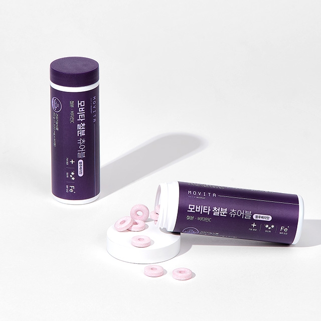 모비타 철분 츄어블 블루베리맛